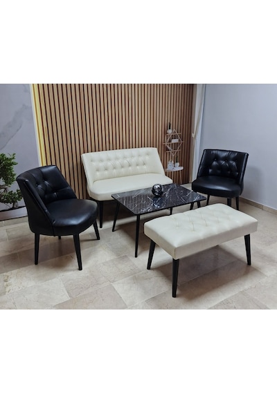Azra Mobilya Deri Çay Seti Koltuk Takımı Oturma Grubu Cafe Mobilya Ofis-büro Mobilya Balkon Mobilya Krem-siyah Azra Mobilya Deri Çay Seti Koltuk Takımı Oturma Grubu Cafe Mobilya Ofis-büro Mobilya Balkon Mobilya Krem-siyah