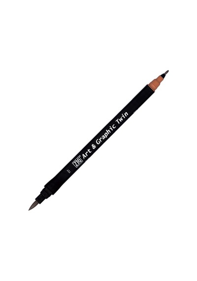 Zıg Art&Graphıc Twın Tut-80 727 Deep Reddısh  Brown