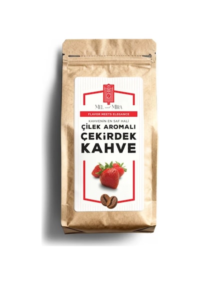 Strawberry Bean Coffee 200g, Çilek Aromalı Çekirdek Kahve Çekirdek Kahve