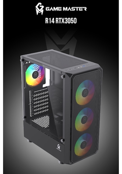 Game Master R14 i3-12100F 16 GB 512 GB M2 SSD RTX3050 Free Dos Masaüstü Oyuncu Bilgisayarı