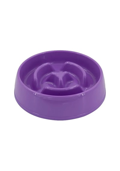 Mikopet Yavaş Mama Yeme Kabı 775 Ml. Çok Renkli