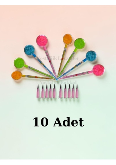 Yumurtlayan 10 Adet Labirent Kalem Çok Renkli