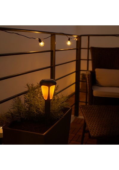 Aeron Solar Flame Led Saplama Sarı
