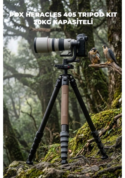 Pdx Heracles 405 Tripod Kit 20kg Kapasiteli Profesyonel Tripod