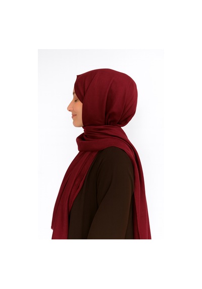 Bilenler Pamuklu Cotton Şal Bordo