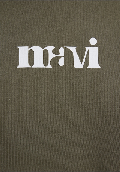 Mavi - Mavi Logo Baskılı Yeşil Tişört 1612241-71549 Yeşil