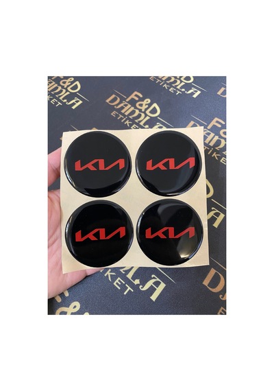 Kia Ceed, Rio, Cerato, Picanto, Sportage, Sorento 60 Mm Çap Yeni Yazı Amblem Dekorasyon Jant Logo