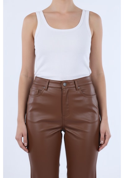 Seleste Kadın Pantolon 24k343 Taba