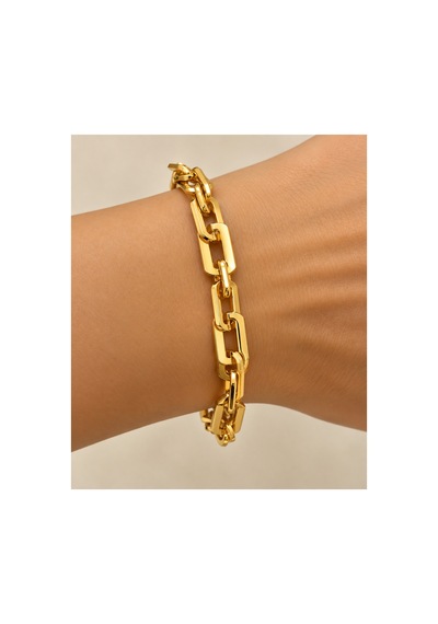 Sertifikalı 316l Çelik Prestige Gurmet Gold Bileklik Rose Altın