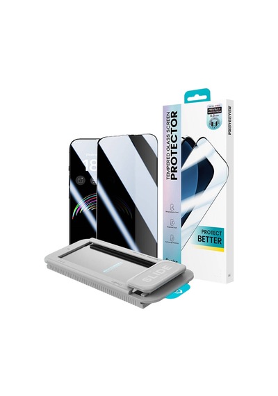 Vendas Apple Uyumlu iPhone 15 Pro Max  Exclusive V-pro Privacy Hayalet Tempered Cam Ekran Koruyucu