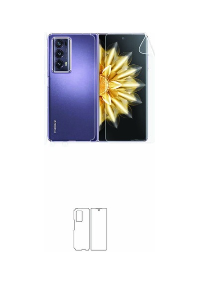 Honor Magic V2 Arka Ve Yan Kaplama Poliüretan Film