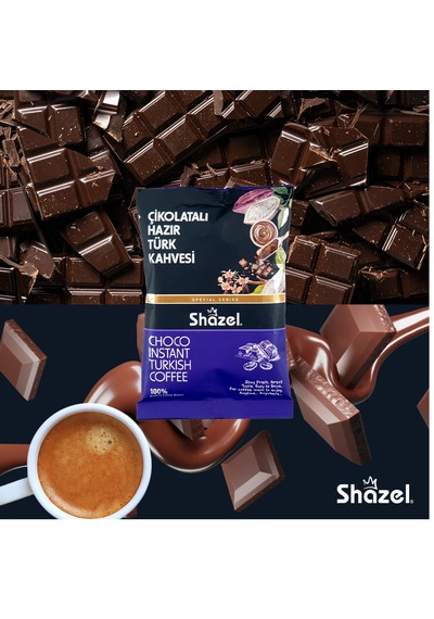 Shazel Çikolatalı Hazır Türk Kahvesi 100 Gr Öğütülmüş