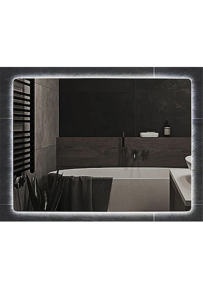 60X70 CM Ledli Ayna Banyo Aynası Dekoratif Ayna Boy Ayna Salon Du
