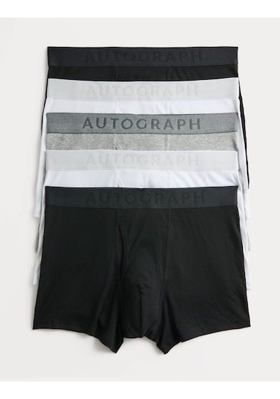 Marks & Spencer 5’li Pamuk Karışımlı Boxer T14005333A Çok Renkli Marks & Spencer 5’li Pamuk Karışımlı Boxer T14005333A Çok Renkli