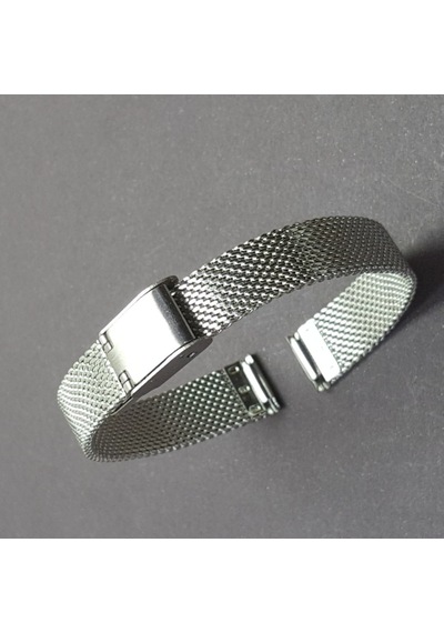 Hasır Kol Saat Kordonu Çelik Ince Bayan 12 Mm (Ø 1,50)