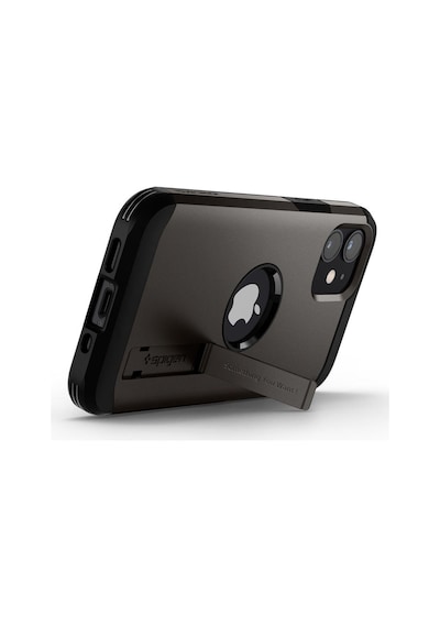 Spigen Apple Uyumlu iPhone 12 Mini İle Kılıf Tough Armor Gunmetal