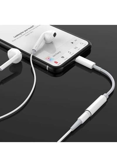 Hs Apple Uyumlu iPhone Lightning Telefon Kulaklık Çevirici Aux Dönüştürücü Aparat