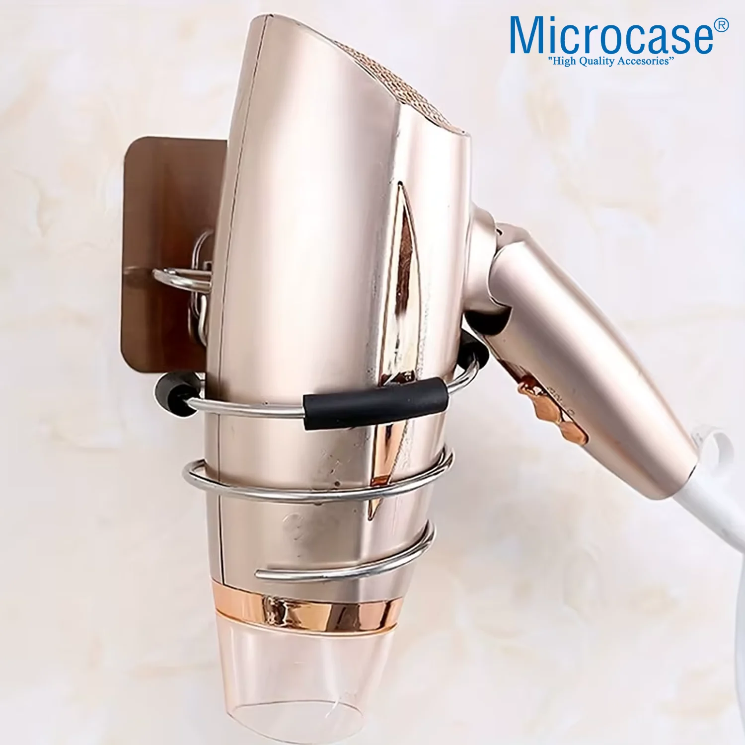 Microcase Saç Kurutma Makinası İçin Paslanmaz Çelik Askılık Stand - Al5052 Gri
