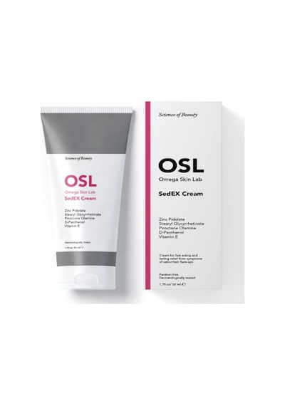 OSL Omega Skin Lab Pul Pul Dökülme Ve Kızarıklık İçin Yatıştırıcı Sedex Cream﻿﻿ 50 ML