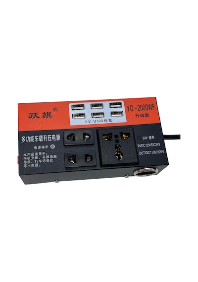 Yq-2000wf Araç Tipi Güç İnverteri 24v 110v/220v 2000w