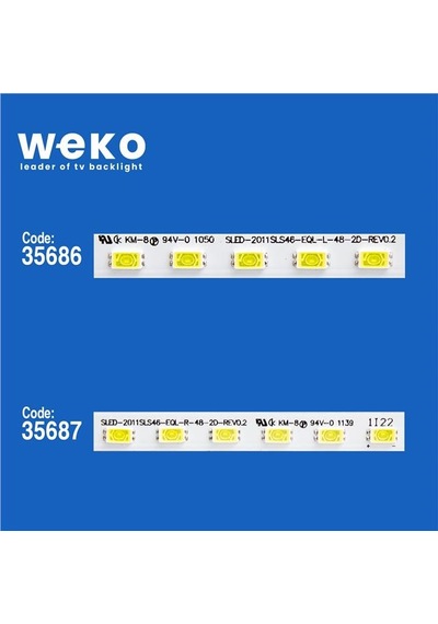 Sony Kdl-46hx620 46'' İnç 2 Adet Tv Led Bar Tvnizin İçindeki Led Barla Aynısı Olduğunu Görmeden Almayınız. Led Bar Ürünlerinde Paket Açıldığında İade Kabul Edilmemektedir.
