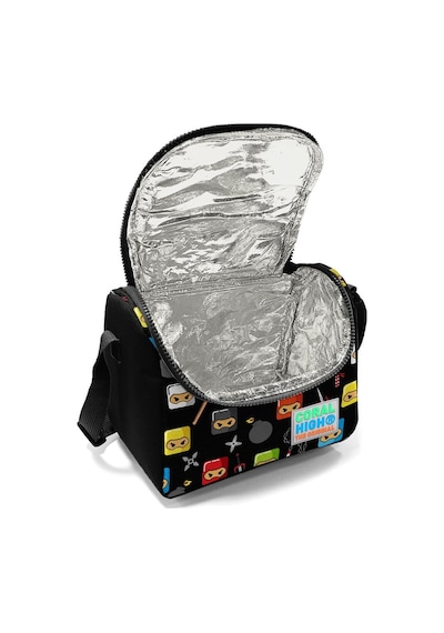 Coral High Kids Siyah Ninja Desenli Thermo Beslenme Çantası 11811