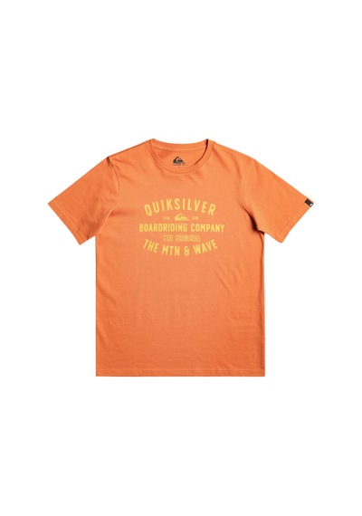 Quiksilver Qs Surf Lockup Ss Yth Erkek Çocuk Tişört Turuncu
