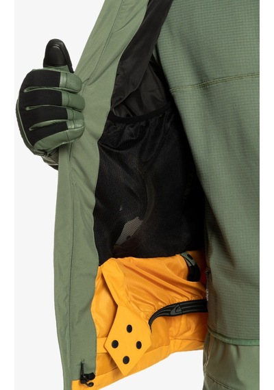 Quiksilver Sycamore Erkek Yeşil Kayak Montu Eqytj03431-gnb0 Yeşil