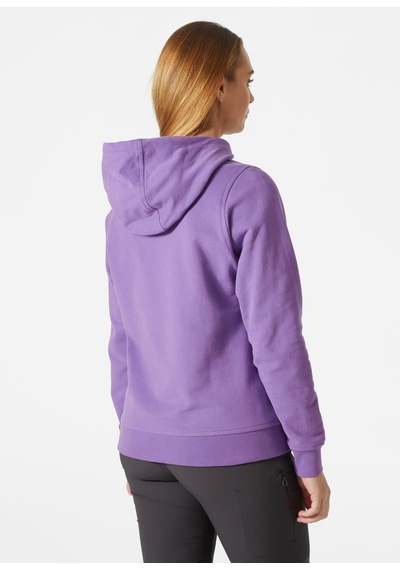 Helly Hansen W Logo Hoodıe Kapişonlu Mor