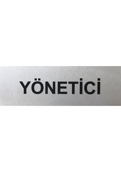 Yönetici Tabelası Kapı Ve Duvar Yönlendirme Levhası 15 Cm X 5 Cm