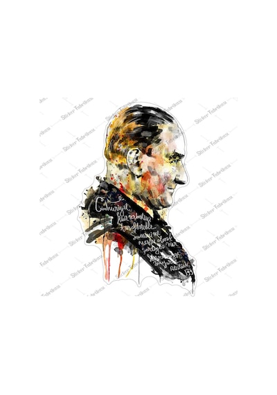 Atatürk Büyük Türk Türkiye Başbuğ Sticker 00625