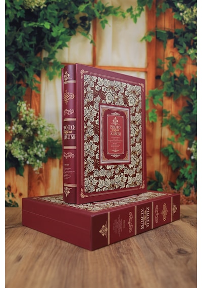 Nrcn 10x15 Cm 200'lük Desenli Ve Kutulu Deluxe Fotoğraf Albümü