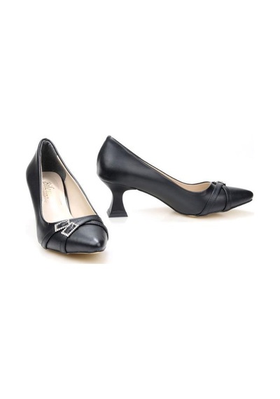 Papuçcity Blnr 03167 6 Cm Topuklu Kadın Stiletto Ayakkabı siyah