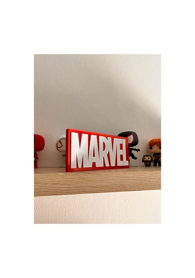 Marvel Dekoratif Oyuncu Odası Duvar Süsü Gaming Oda Dekoru 200 Mm Genişlik, 80 Mm Yükseklik Ve 12 Mm Derinlik