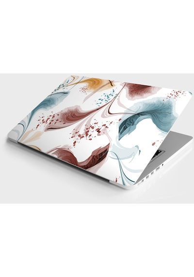 Laptop Sticker Bilgisayar Notebook Pc Kaplama Etiketi Soyut Suluboya