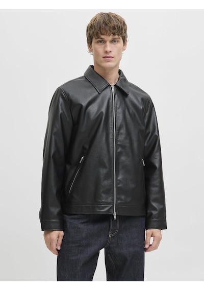 Jack & Jones Jjecasablanca Pu Ceket 12278839 Siyah