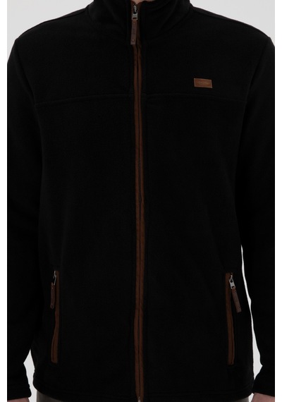 U.S. Polo Assn. Erkek Siyah  Polar Örme Hırka 50290594-VR046
