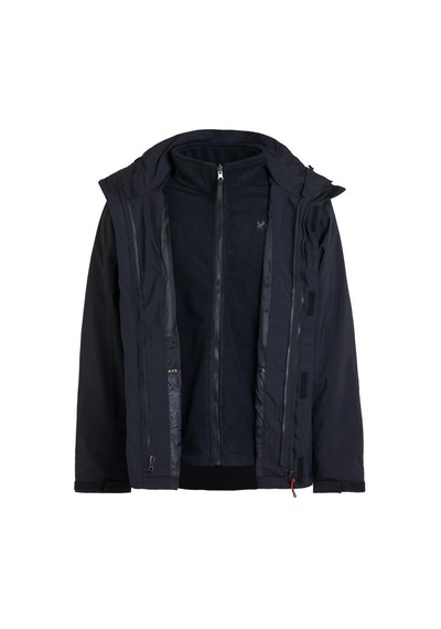 2as Elbruz 3in1 Erkek Ceket Siyah Black