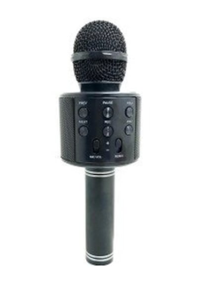 Karaoke Bluetooth Mikrofon Hoparlör Aux Usb Micro Sd Kart Girişli
