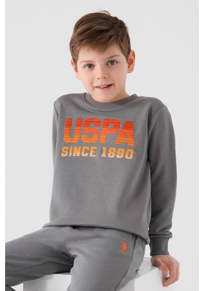 U.s. Polo Assn Erkek Çocuk Gri Eşofman Takımı Gri