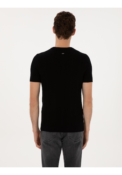 Pierre Cardin Erkek Siyah Kazak /triko 50315689-vr046 Siyah