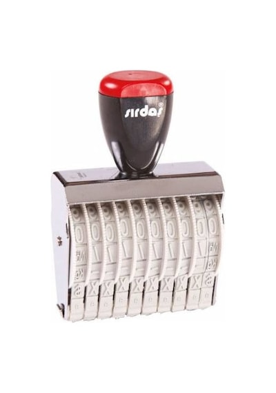 Sırdaş Numaratör 9 MM 10 Hane 15910 Büyük Boy