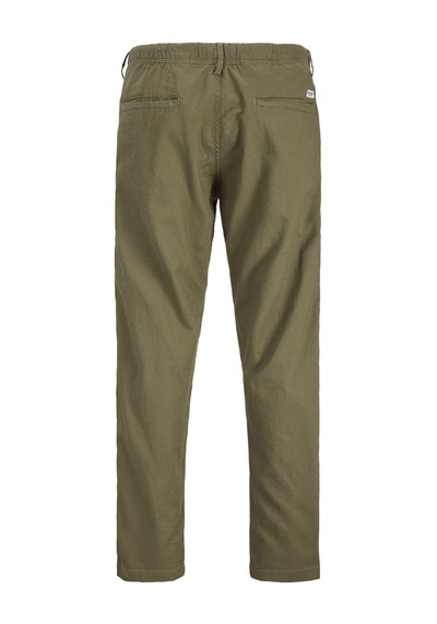 Jack & Jones Erkek Keten Karisimli Rahat Kesim Pantolon - Kane - 12274977 Deep Lichen Green
