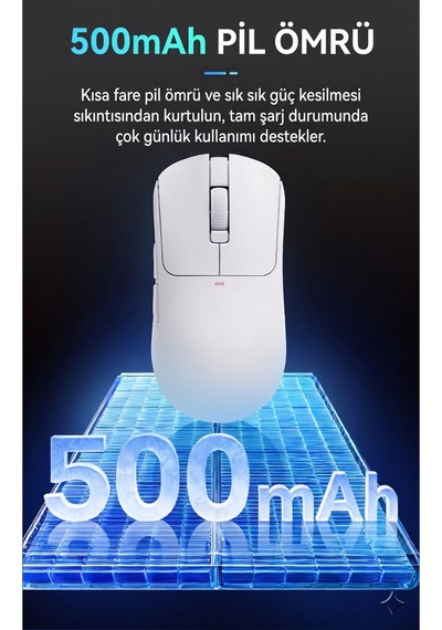 Aj200 Nl Aı Yapay Zeka Sesli Komut Destekli Near-link 3 Modlu Kablosuz Oyuncu Mouse Diğer