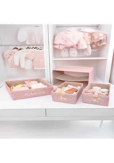 Baby 3 Bölmeli Çekmeci Düzenleyici Pembe