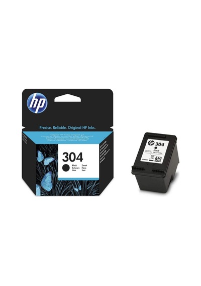 Hp 304 Siyah Mürekkep Kartuş, 120 Sayfa N9k06ae