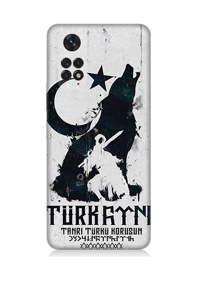 Xiaomi Redmi Note 11 Uyumlu Tanrı Türkü Korusun Desenli Silikon Kılıf