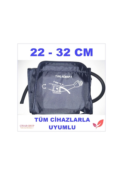 Dijital Tansiyon Aleti Manşeti. Koldan/Üst Kol Manşonu 22-32 Cm