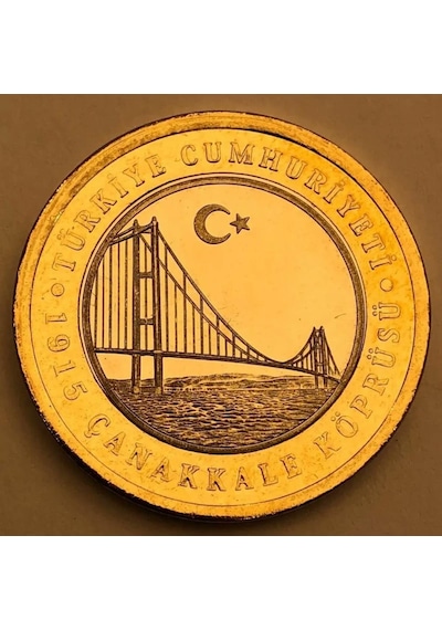 1915 Çanakkale Köprüsü Hatıra Para