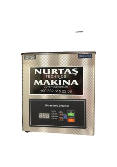 4 Lt Dijital Ultrasonic Yıkama Makinası Gri